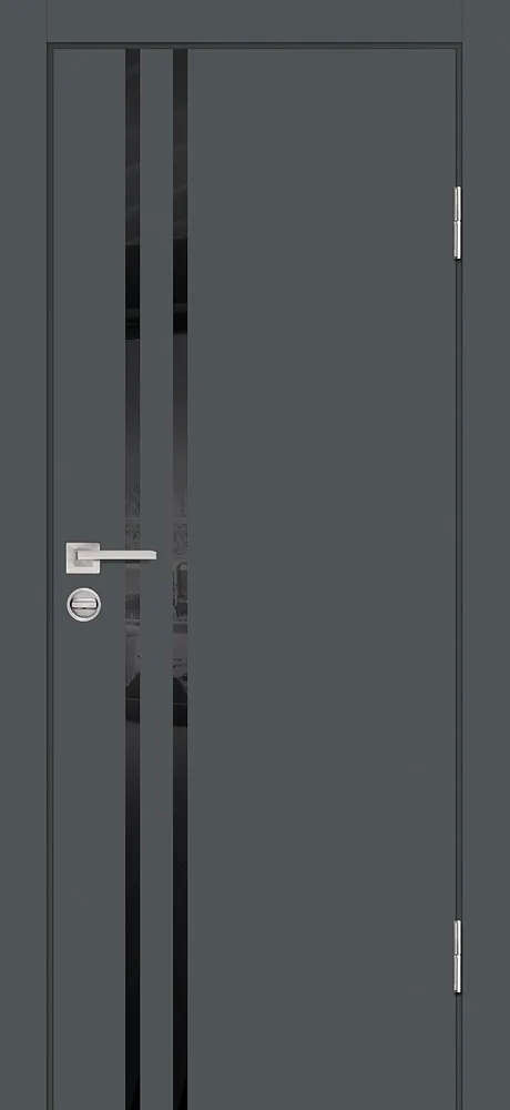 Фото Межкомнатная дверь П-11 Графит матовый